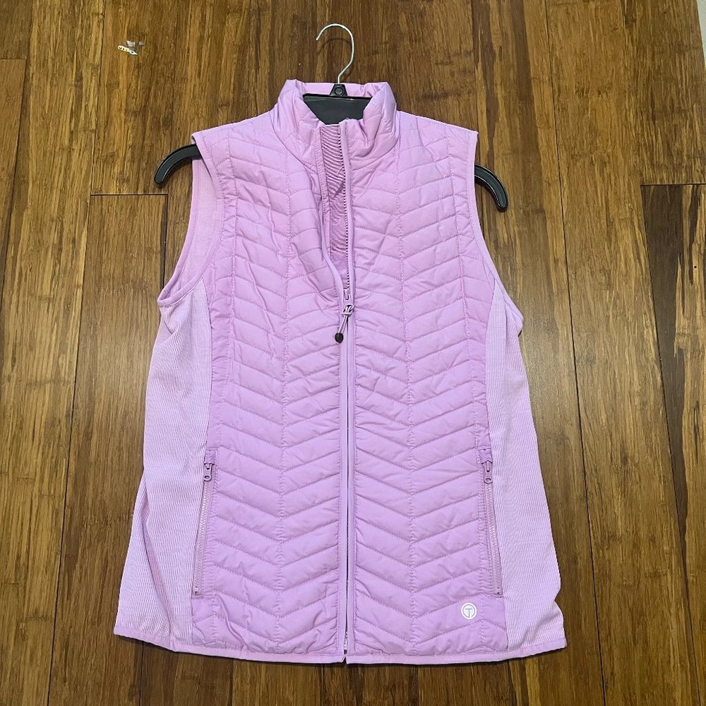 Talbot's Women's Plus Size Puffer Vest Full Zip w/ Snaps Size 2X 2XL